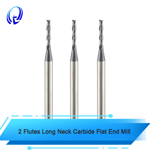 2 Flutes Long Cutting Edge Carbide Flat End Mill for Steel Milling Cutter