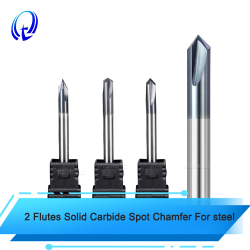 2 Flute Solid Carbide Chamfer End Mill for steel