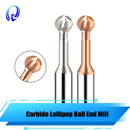 Carbide Lollipop Ball End Mill Ball T-Shaped 2Flute Milling Cutter