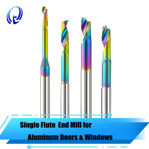 Precision Single Flute Carbide End Mill for Aluminum Doors & Windows