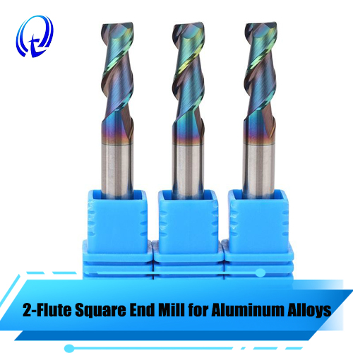 High-Performance 2-Flute Square End Mill for Aluminum Alloys 