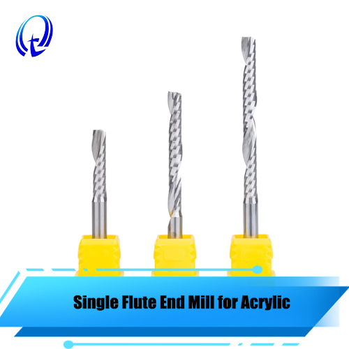 Solid Carbide Single Flute Bit for Acrylic, Plastic, PVC – High Precision CNC Cutter
