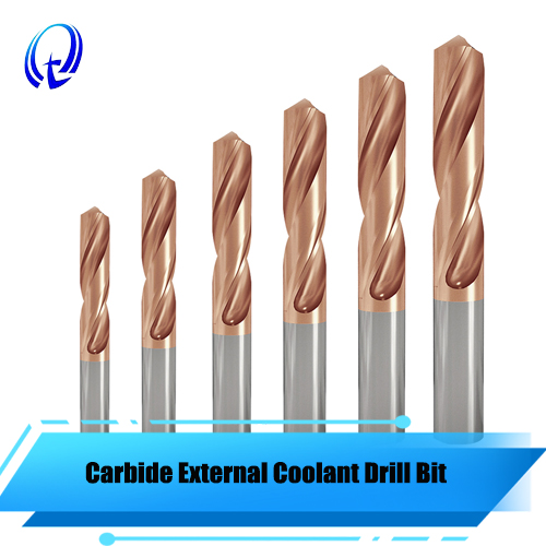 5D Solid Carbide External Coolant Drill Bit for High-Speed Precision Drilling